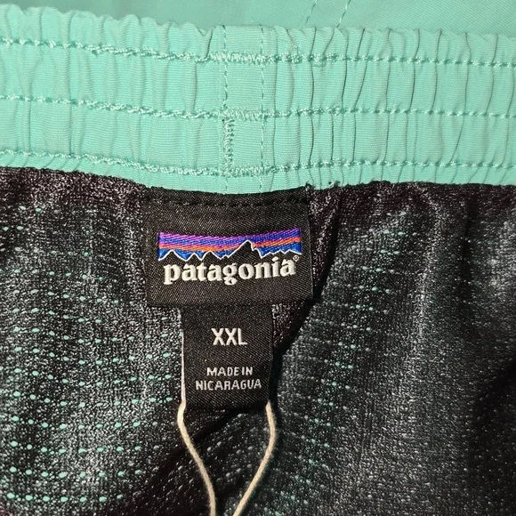 Patagonia Men's Baggies 5" Swim Shorts Fresh Teal Size XXL NWT - Picture 9 of 13